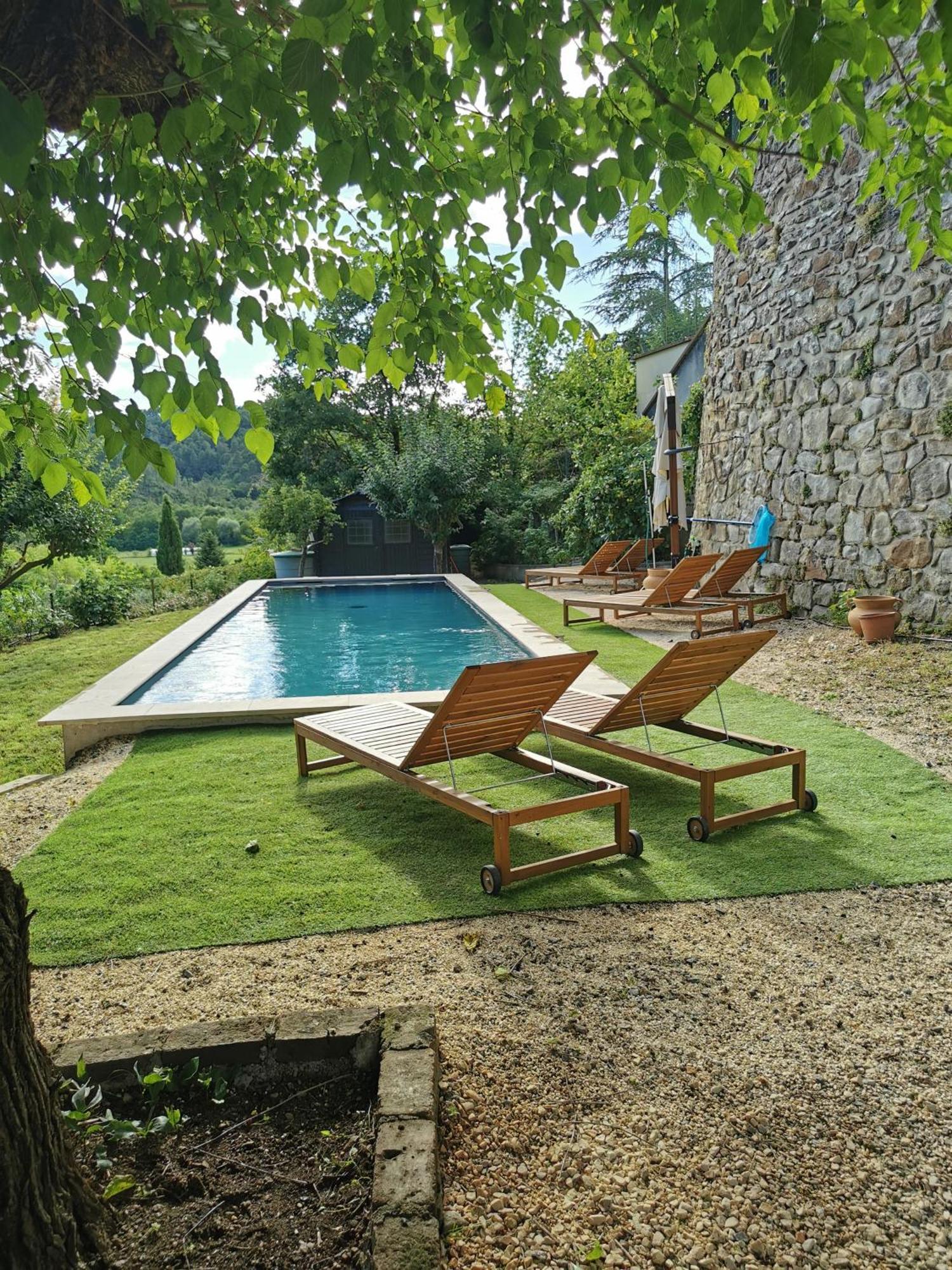 Mes Maisons Gardoises, Two Gites Sleeping 13 With Two Private Pools, Kids Room, Laundry, Disco, Free Wifi, Linen And Dog'S Are Welcome Gagnières Dış mekan fotoğraf