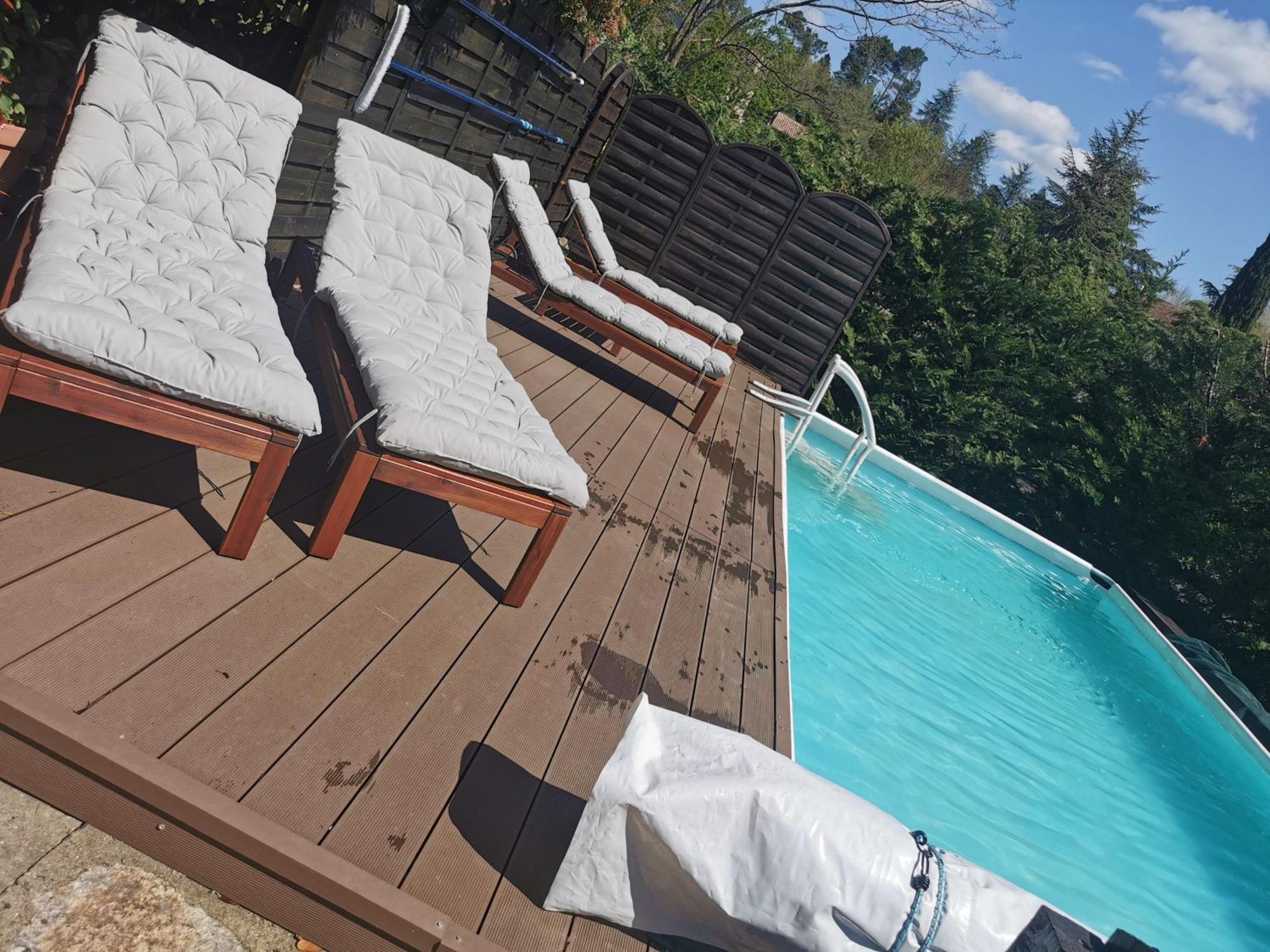 Mes Maisons Gardoises, Two Gites Sleeping 13 With Two Private Pools, Kids Room, Laundry, Disco, Free Wifi, Linen And Dog'S Are Welcome Gagnières Dış mekan fotoğraf
